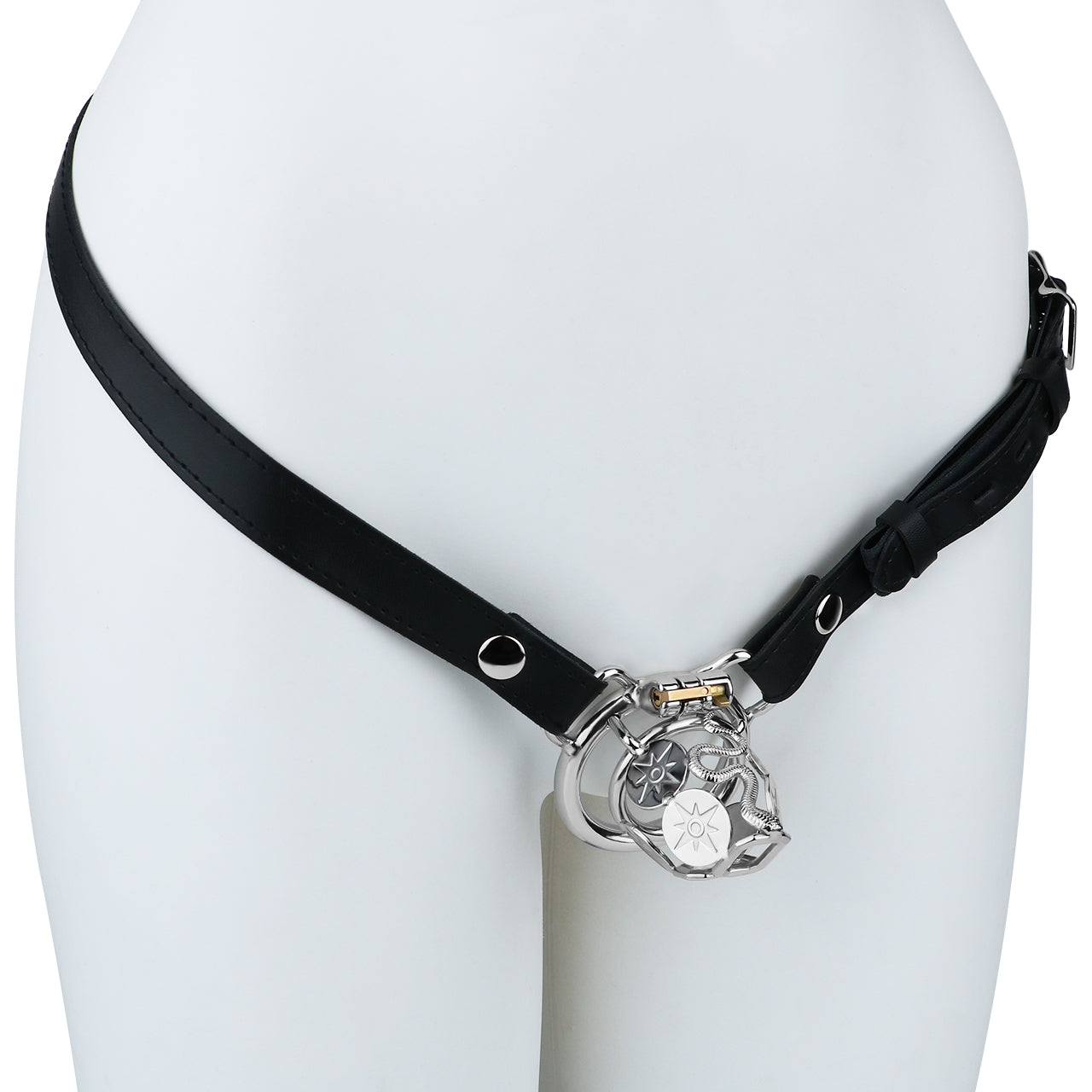 Solar Serpent Coiled Chastity Cage | F316A