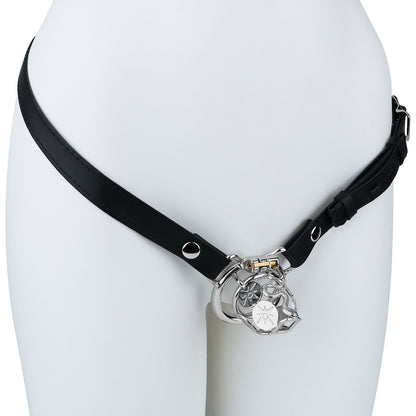 Solar Serpent Coiled Chastity Cage | F316A