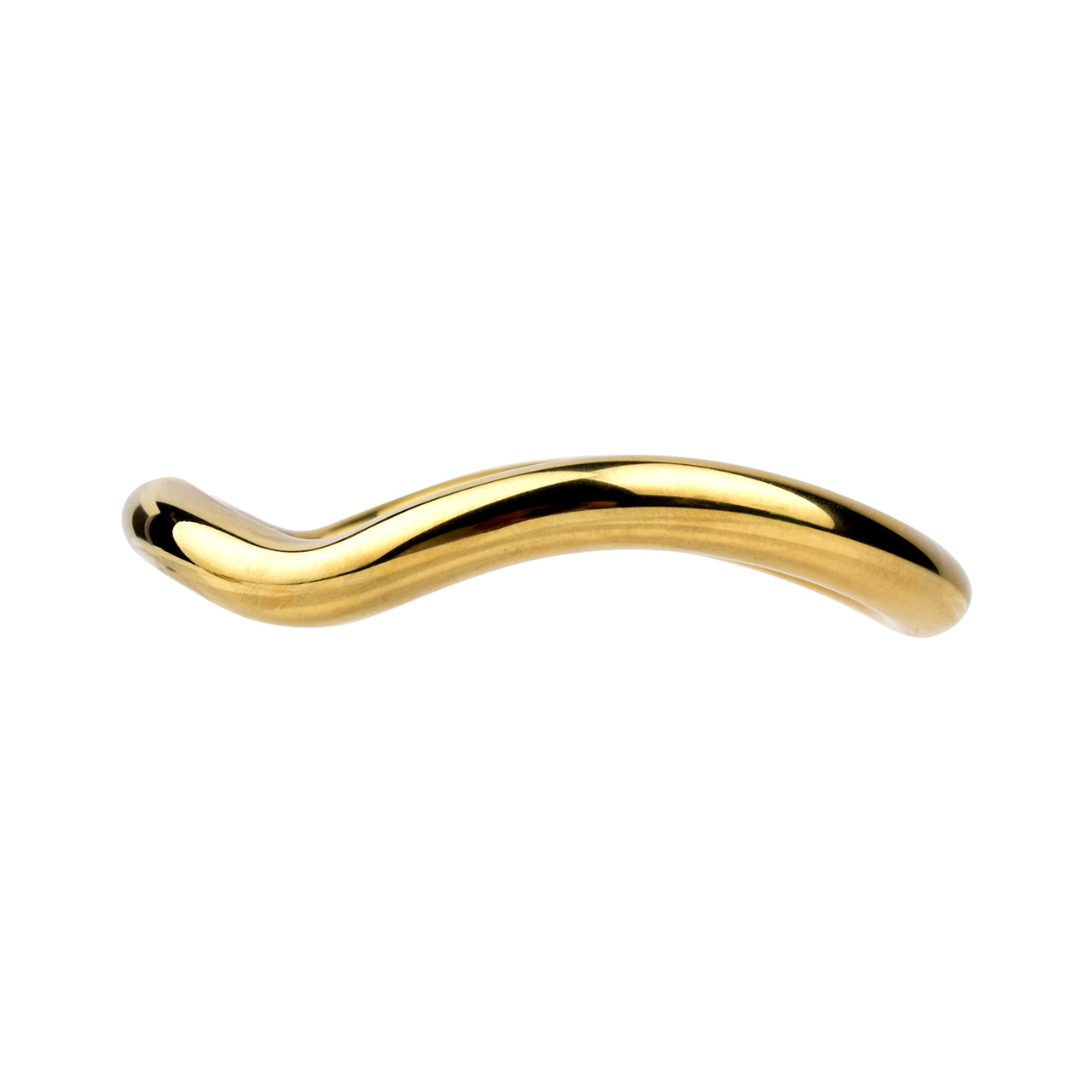 Stainless Steel Curved Cock Ring, F3227 - FRRK