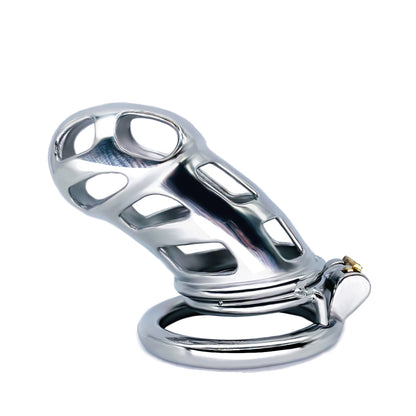 Stainless Steel Metal Maxi Mamba Male Chastity Cage, F3090 - FRRK