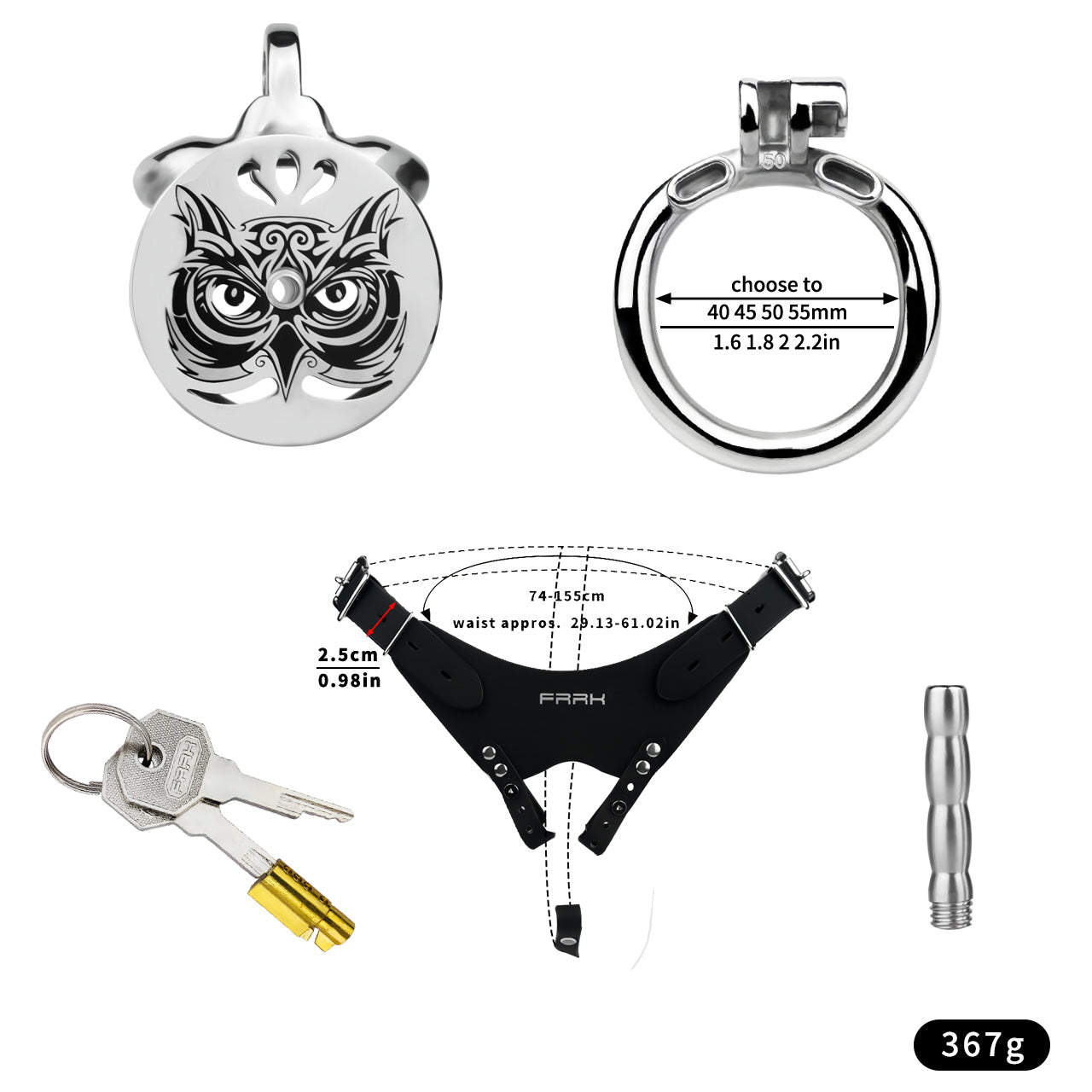 Flat Chastity Totem Cage