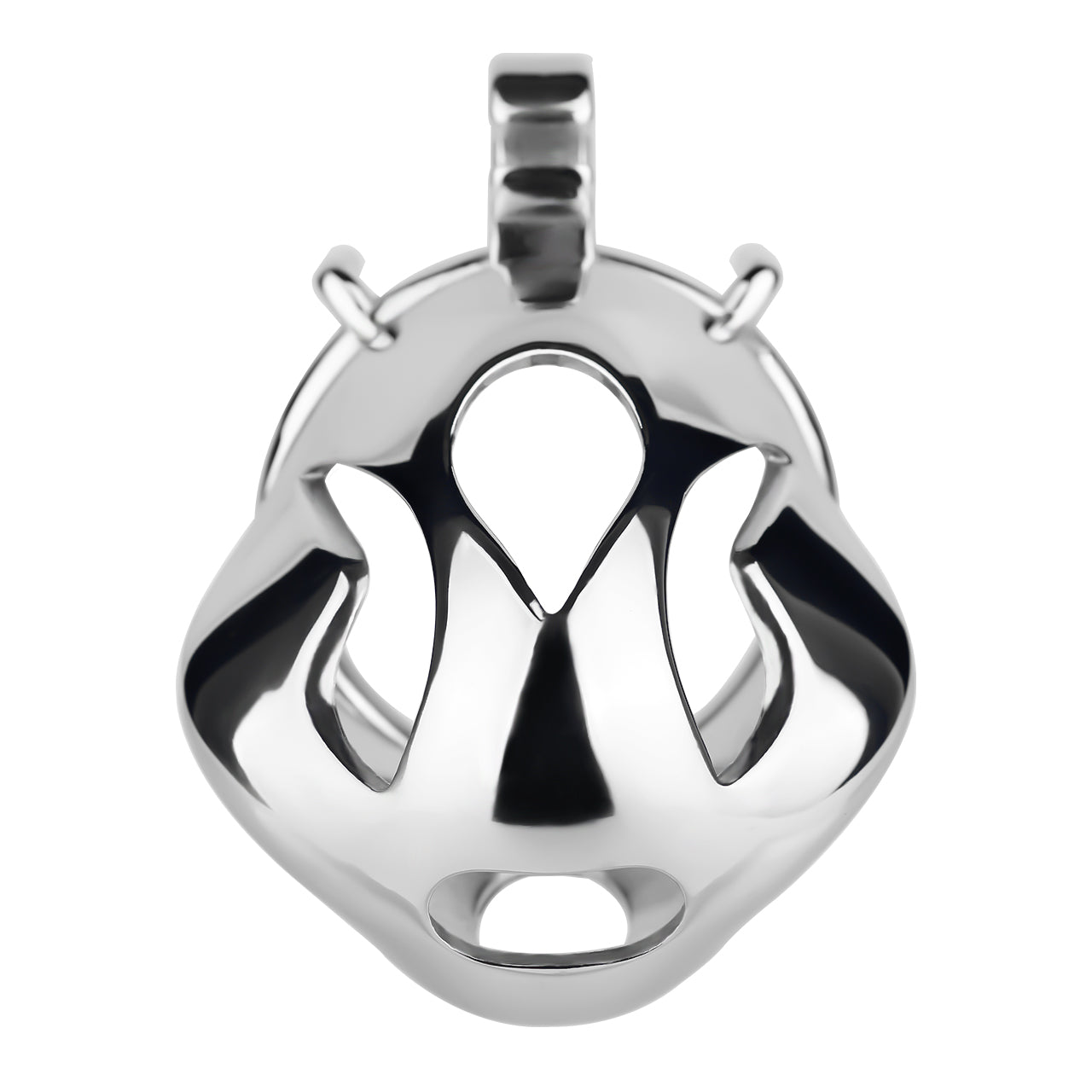 Cobra Series Mamba Chastity Cage | F312A Small Size - Silver