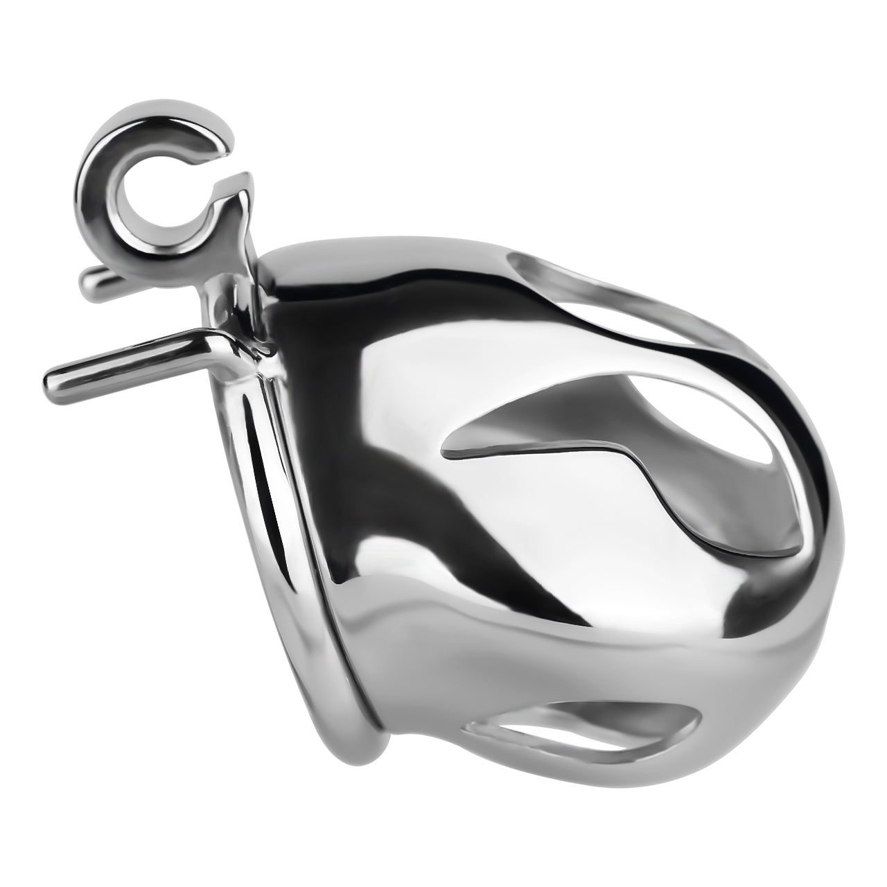 Cobra Series Mamba Chastity Cage | F312A Small Size - Silver
