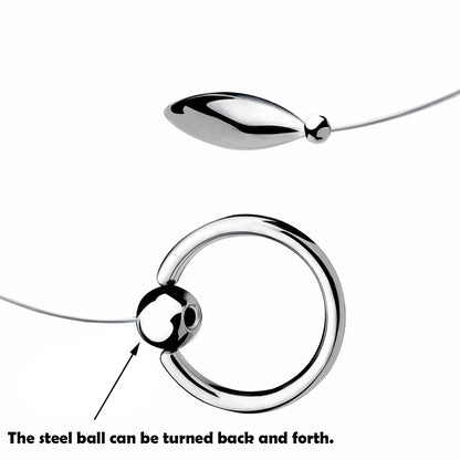 Capsule-Shaped Prostate Massager with Nylon Cord and Pull Ring | F3181 - FRRK