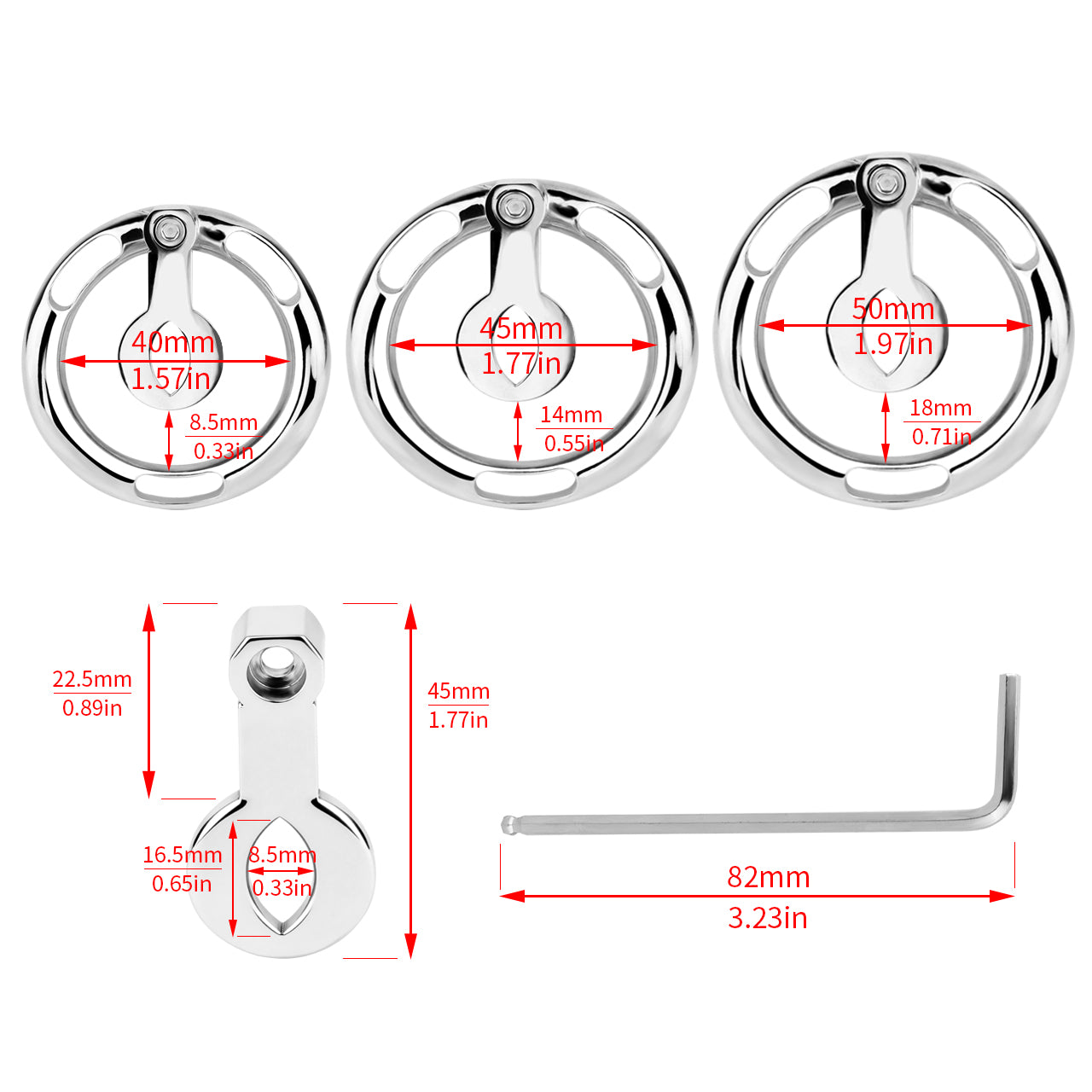 Tiny Slice Chastity Cage | F347A