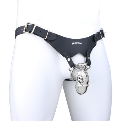 Metal Chastity Dick Locking Cage- Silver