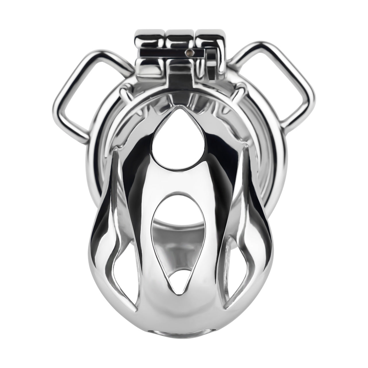 Cobra Series Mamba Chastity Cage | F312A Medium Size - Silver
