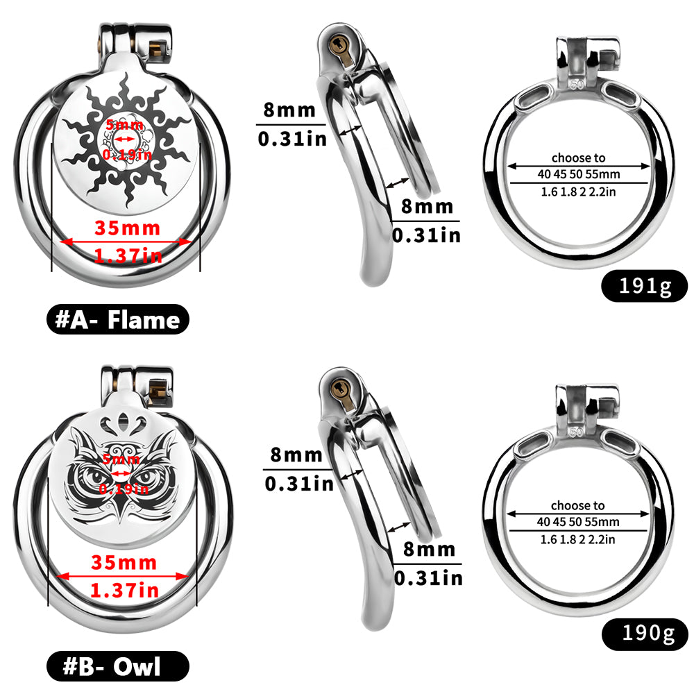 Flat Chastity Totem Cage