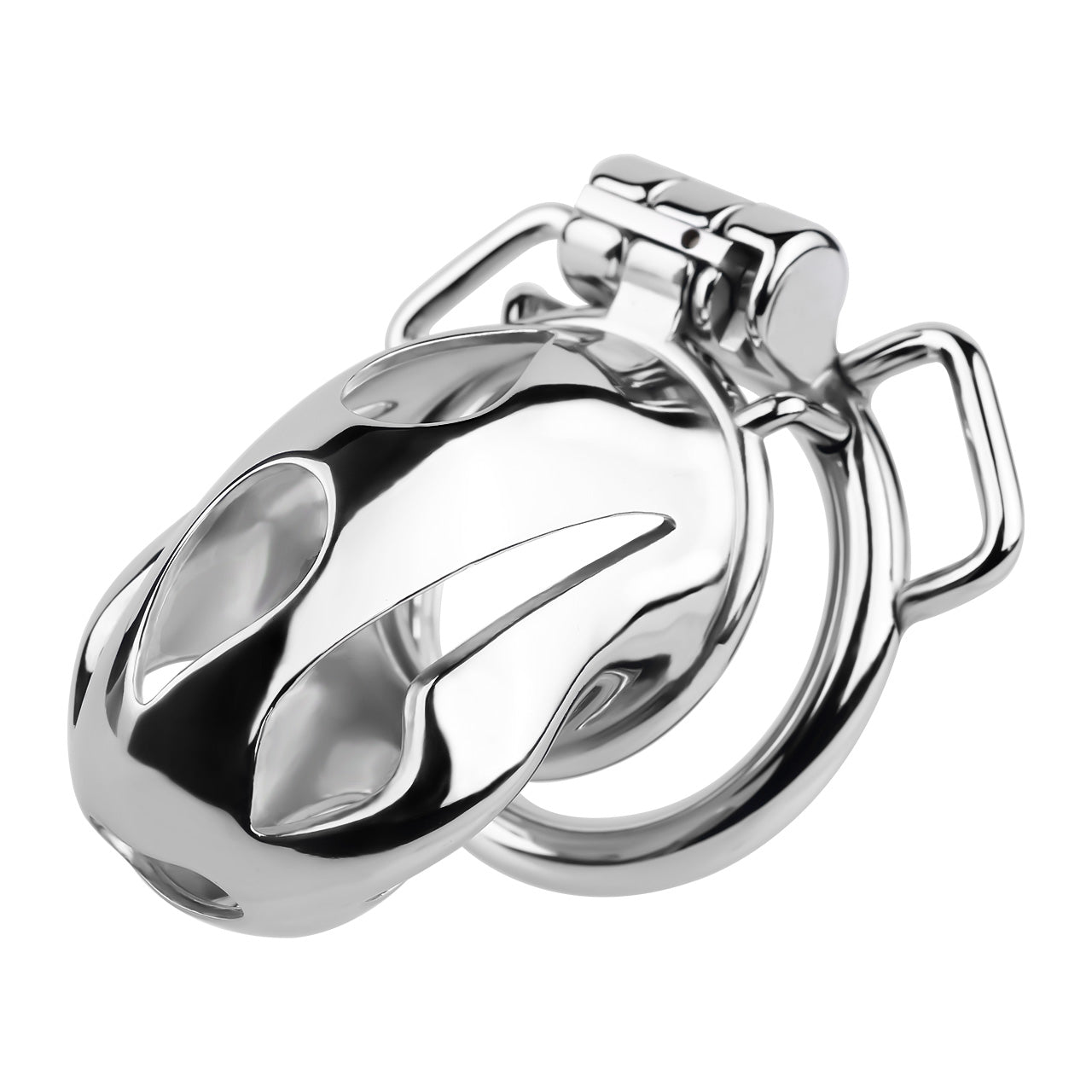 Cobra Series Mamba Chastity Cage | F312A Medium Size - Silver