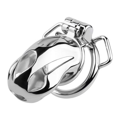 Cobra Series Mamba Chastity Cage | F312A Medium Size - Silver
