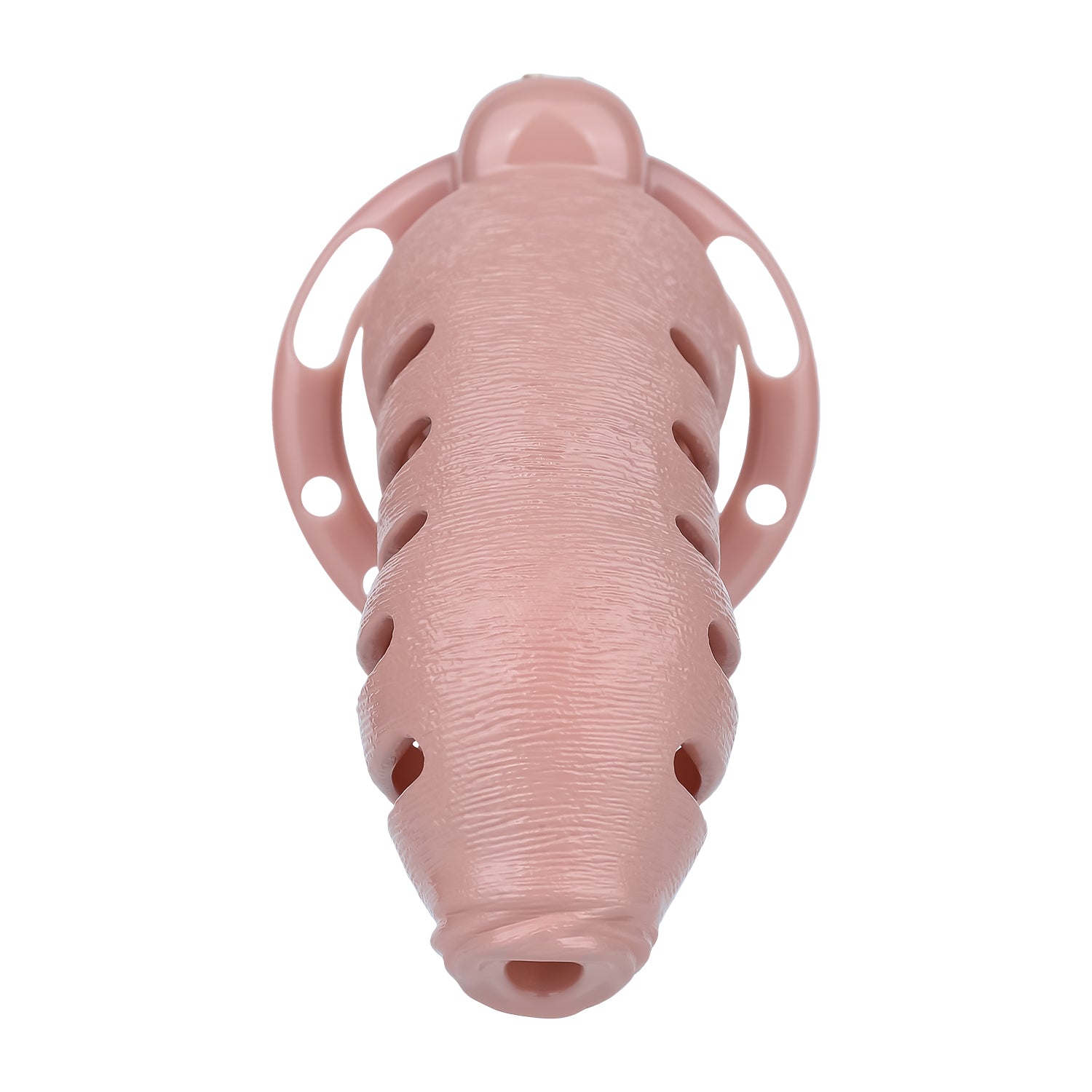 ABS Resin Realistic Dick Chastity Cage – Fully Enclosed Type AS037
