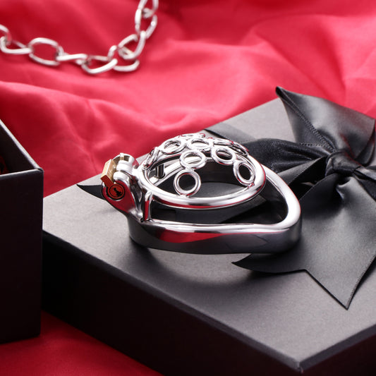 Welded Circles Chastity Cage, F3170 - FRRK