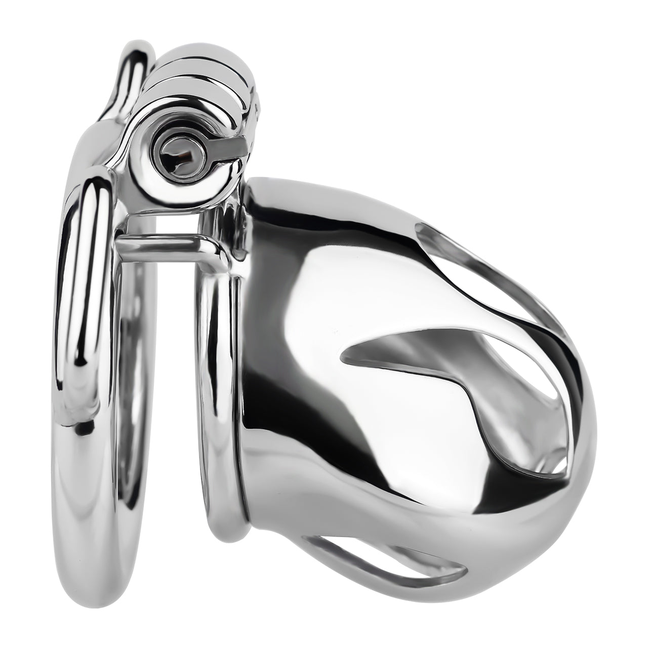 Cobra Series Mamba Chastity Cage | F312A Small Size - Silver