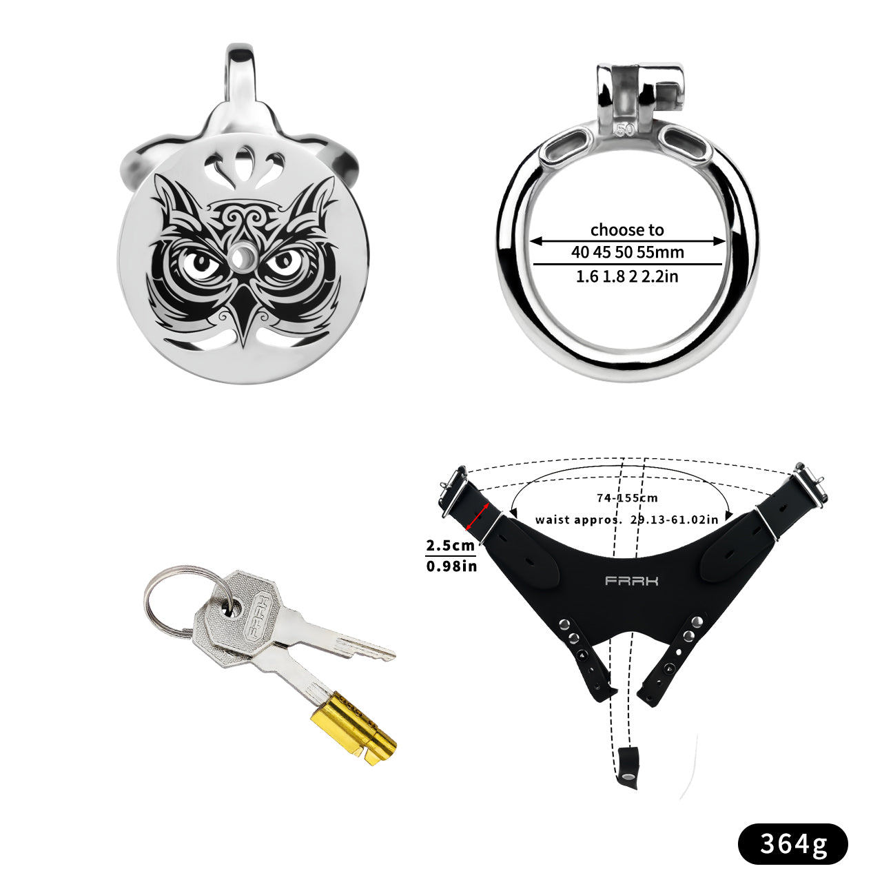 Flat Chastity Totem Cage