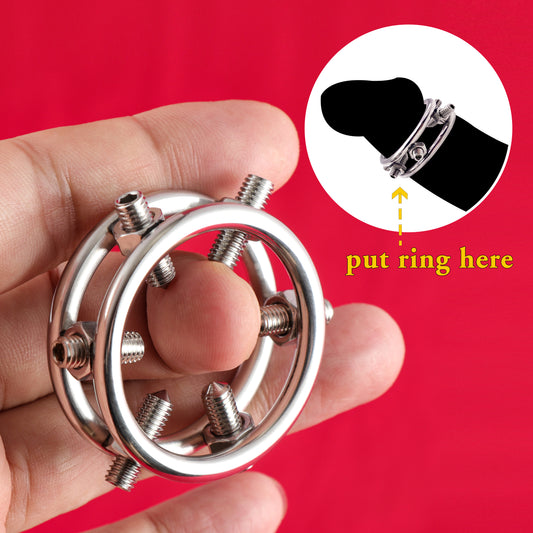 Stainless Steel Penis Cock Ring, F3105 - FRRK