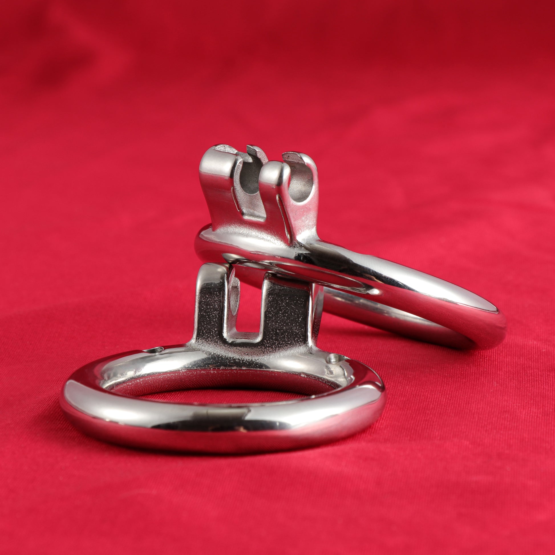 Base Rings for FRRK Metal Chastity Cage That Fit Internal Side Slide Lock System Only - FRRK