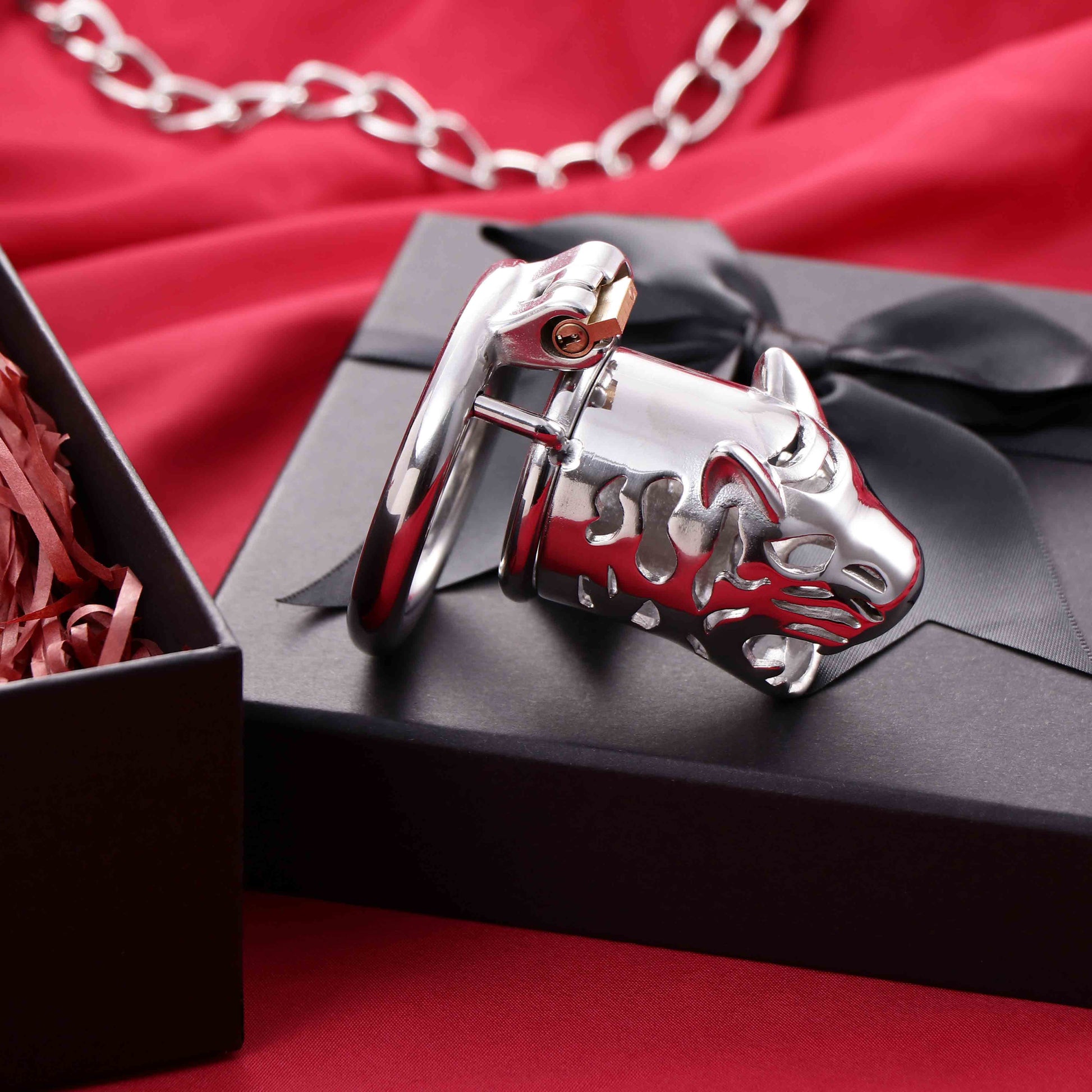Standard Leopard Chastity Cage, F3037 - FRRK