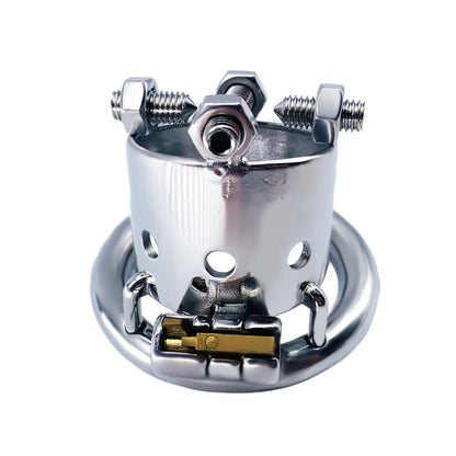 Open Head Male Chastity Cage with Removable Spikes, F3029 - FRRK