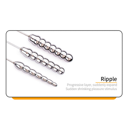 Multiple Layers Ripple Spheres Urethral Sounding Rod | F3180 - FRRK