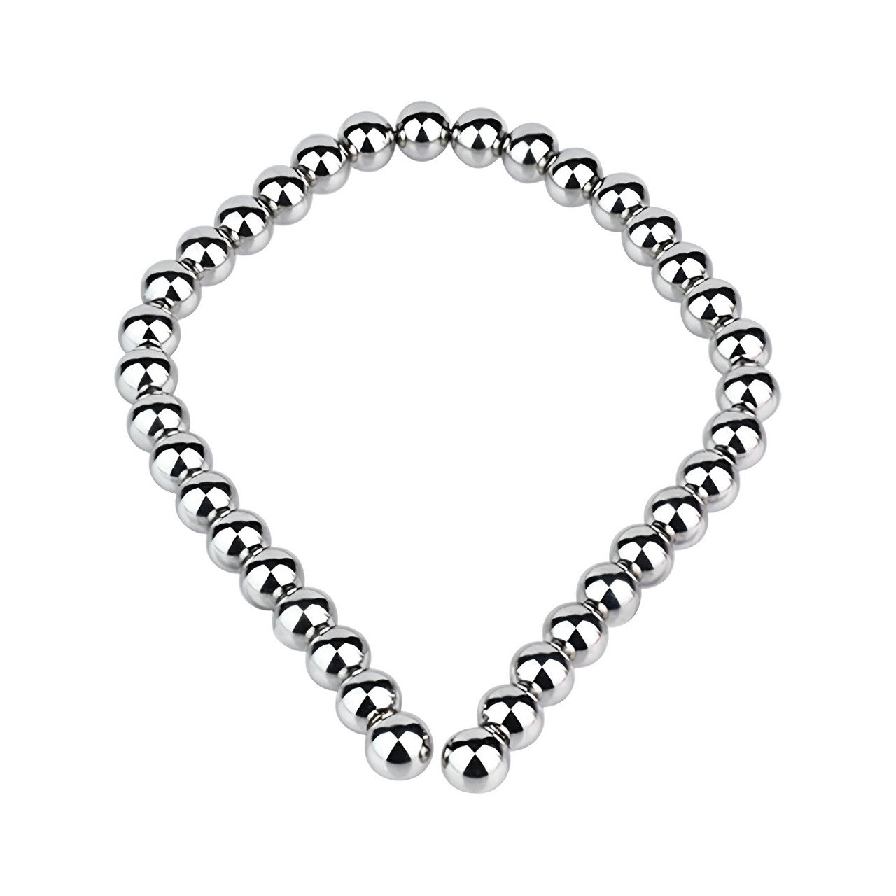 Metal Soft Urethral Sounds Penis Plug with Chain - Round shaped | F3223 - FRRK
