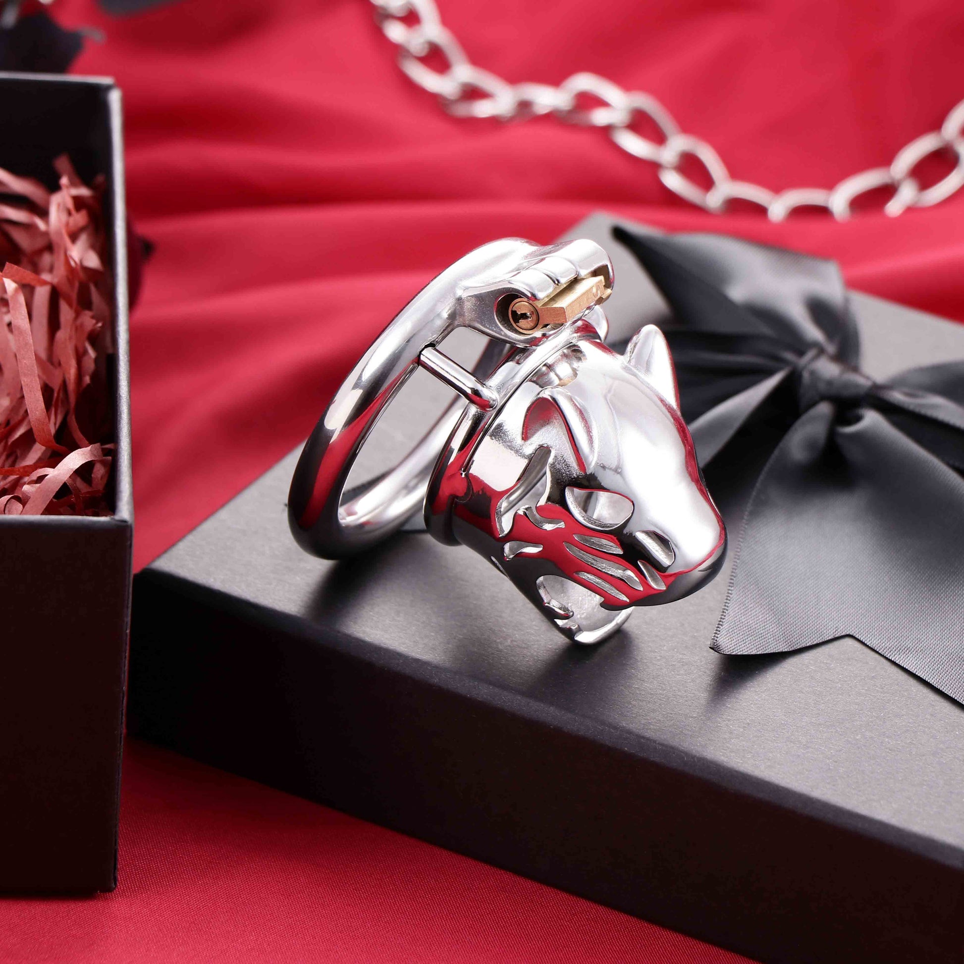 Small Cub Leopard Chastity Cage, F3036 - FRRK