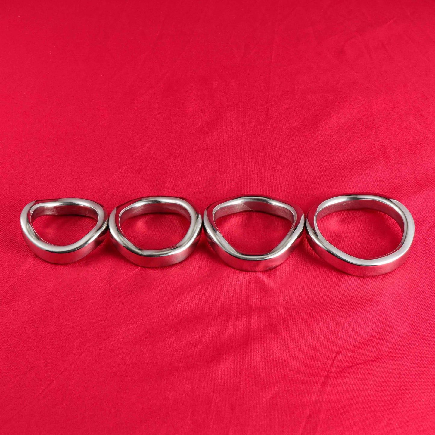 Stainless Steel Curved Cock Ring, F3038 - FRRK