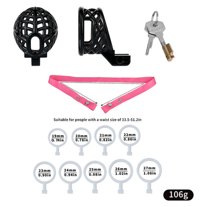 ABS Resin Shaft-Only Chastity Cage | F340A