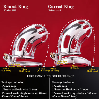 Male Chastity Cage, F3100 - FRRK
