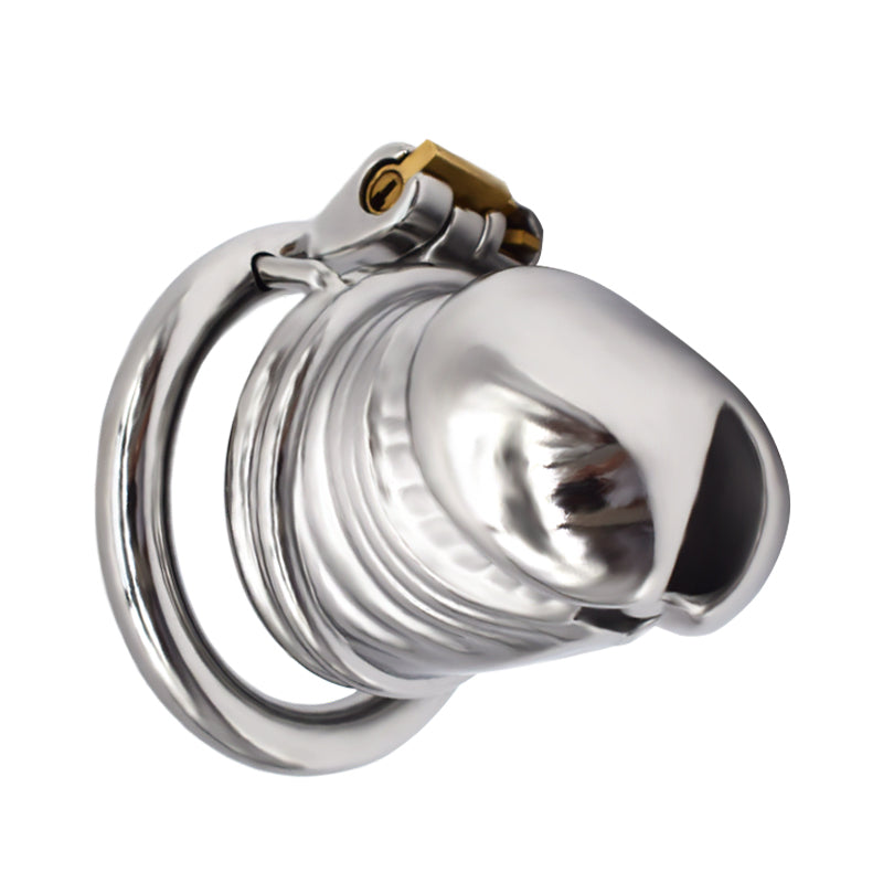 Male Solid Steel Chastity Cage, F3051 - FRRK