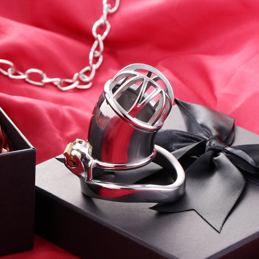 Male Chastity Cage Front Half-Moon Opening, F3095 - FRRK