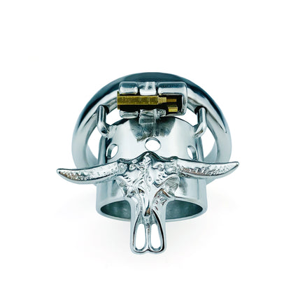 Bull Head Skeleton Male Chastity Cage, F3087 - FRRK