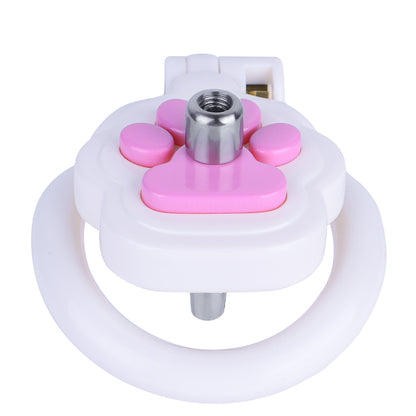 Kawaii Cat Paw Flat Chastity Cage