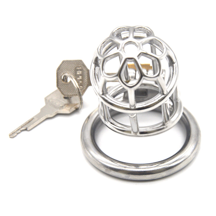 Male Chastity Full Steel Lock-Cock Penis Cage, F3010 - FRRK