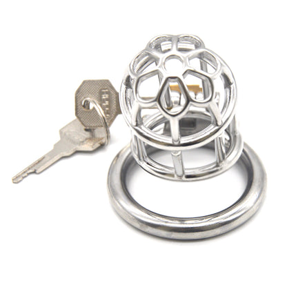 Male Chastity Full Steel Lock-Cock Penis Cage, F3010 - FRRK