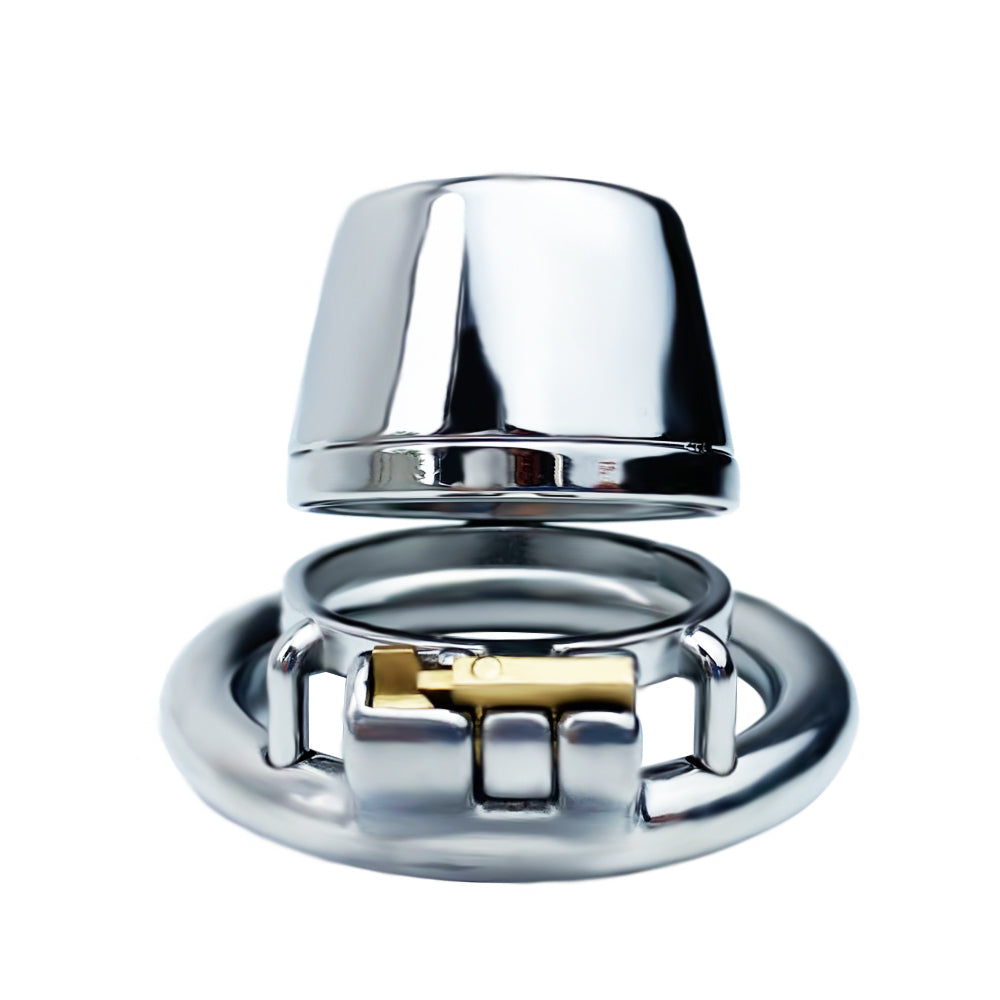 Male Lid Shower Belt Full Close Chastity Cage, F3081 - FRRK