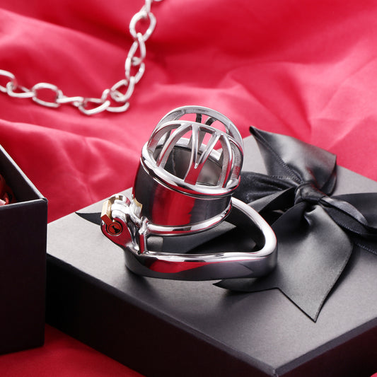 Male Chastity Cage Front Half-Moon Opening, F3094 - FRRK