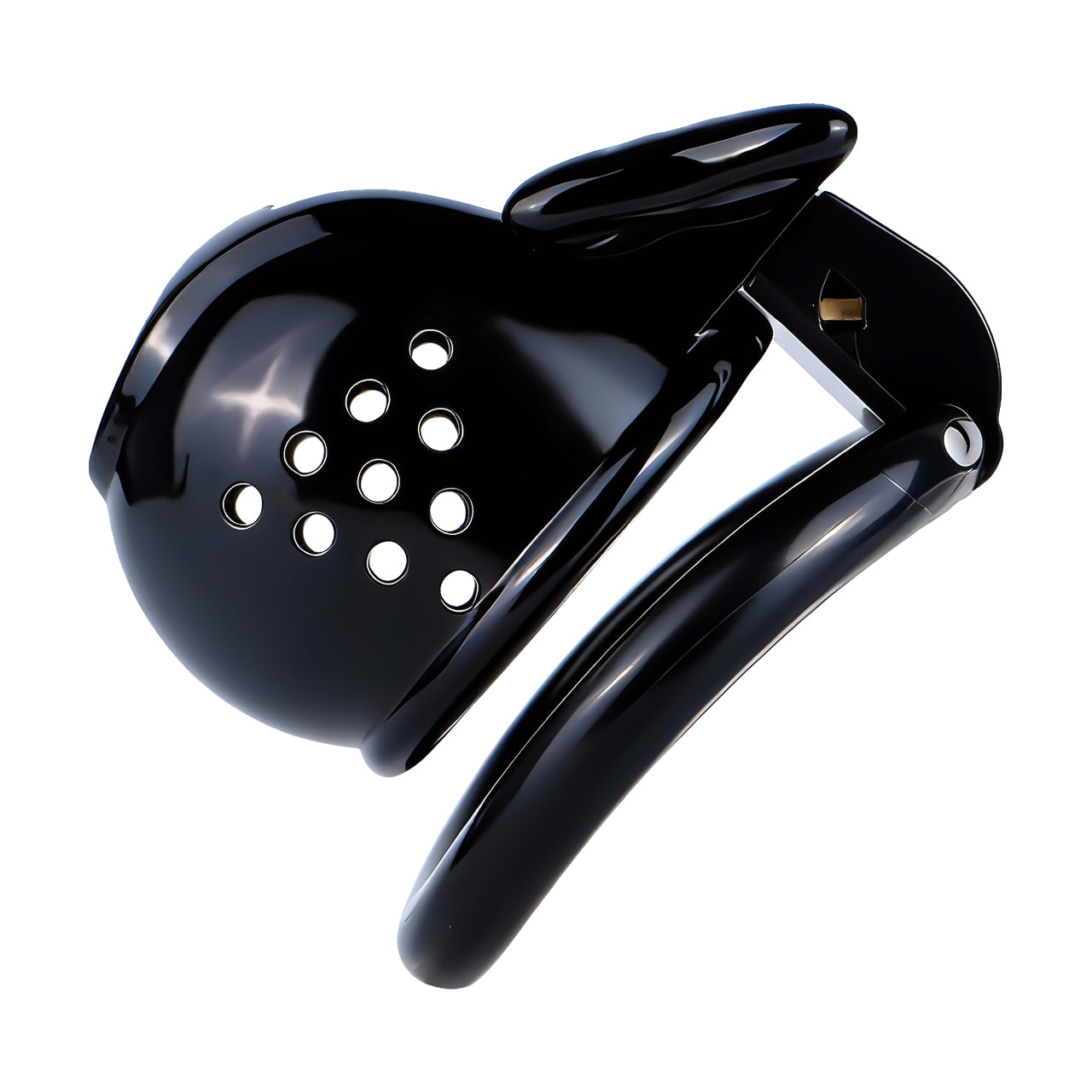 Black Bowtie Elegant Sissy Maid Chastity Cage | F321A