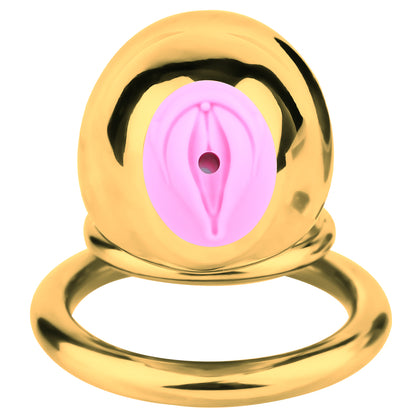 Metal Chastity Dick Locking Cage