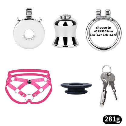 Convertible Flat & Inverted Chastity Cage | F365