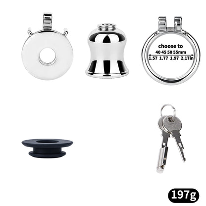 Convertible Flat & Inverted Chastity Cage | F365
