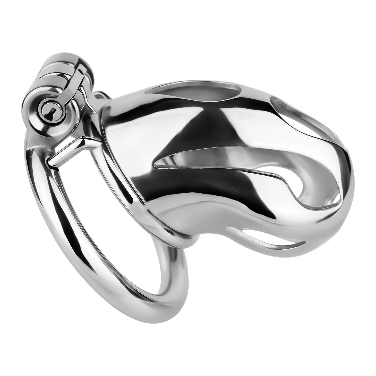 Cobra Series Mamba Chastity Cage | F312A Medium Size - Silver