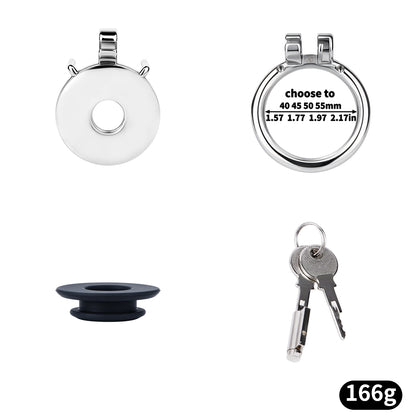 Convertible Flat & Inverted Chastity Cage | F365