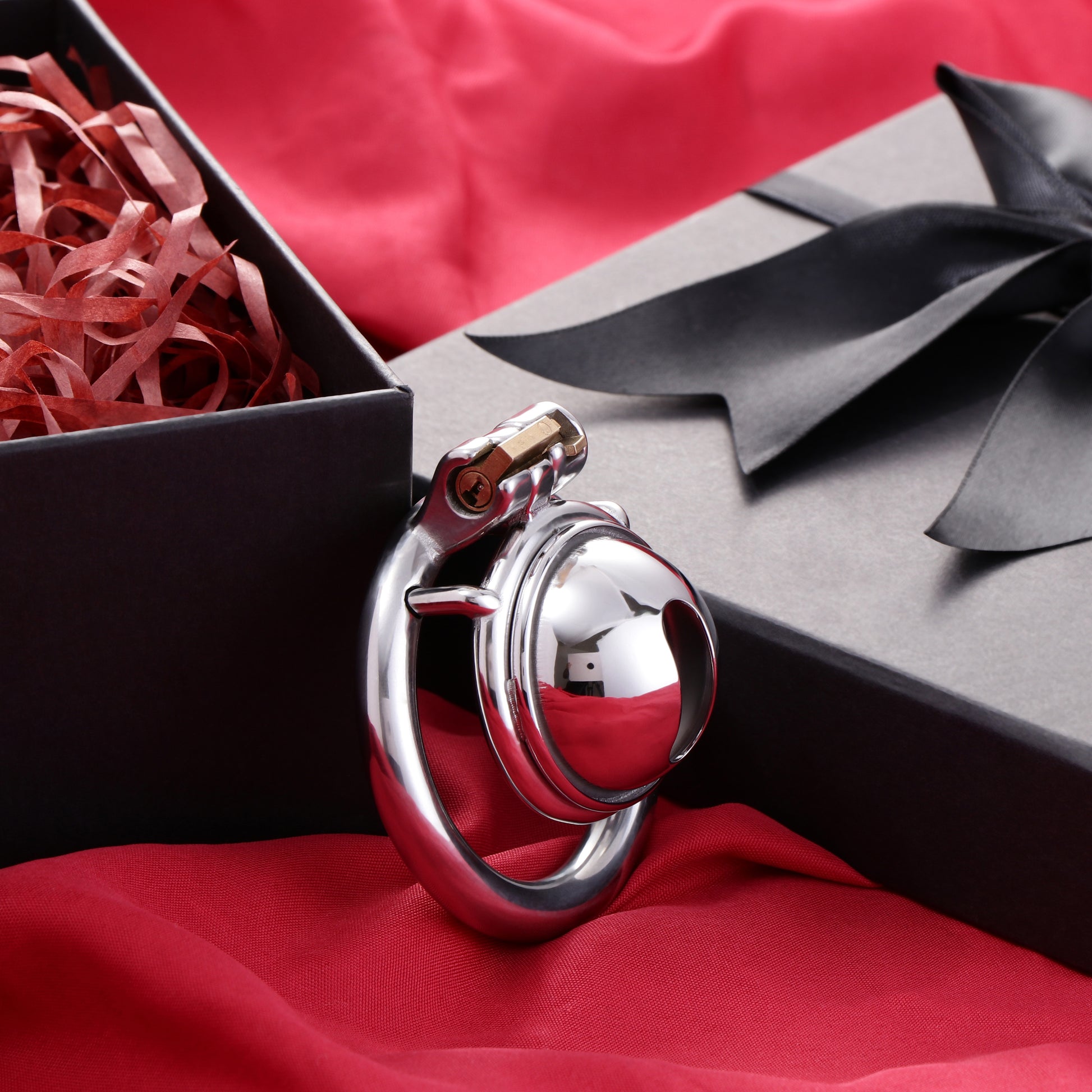 Hemisphere Male Chastity Cage with Urination Hole, F3168 - FRRK