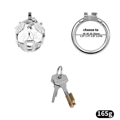 Solar Serpent Coiled Chastity Cage | F316A