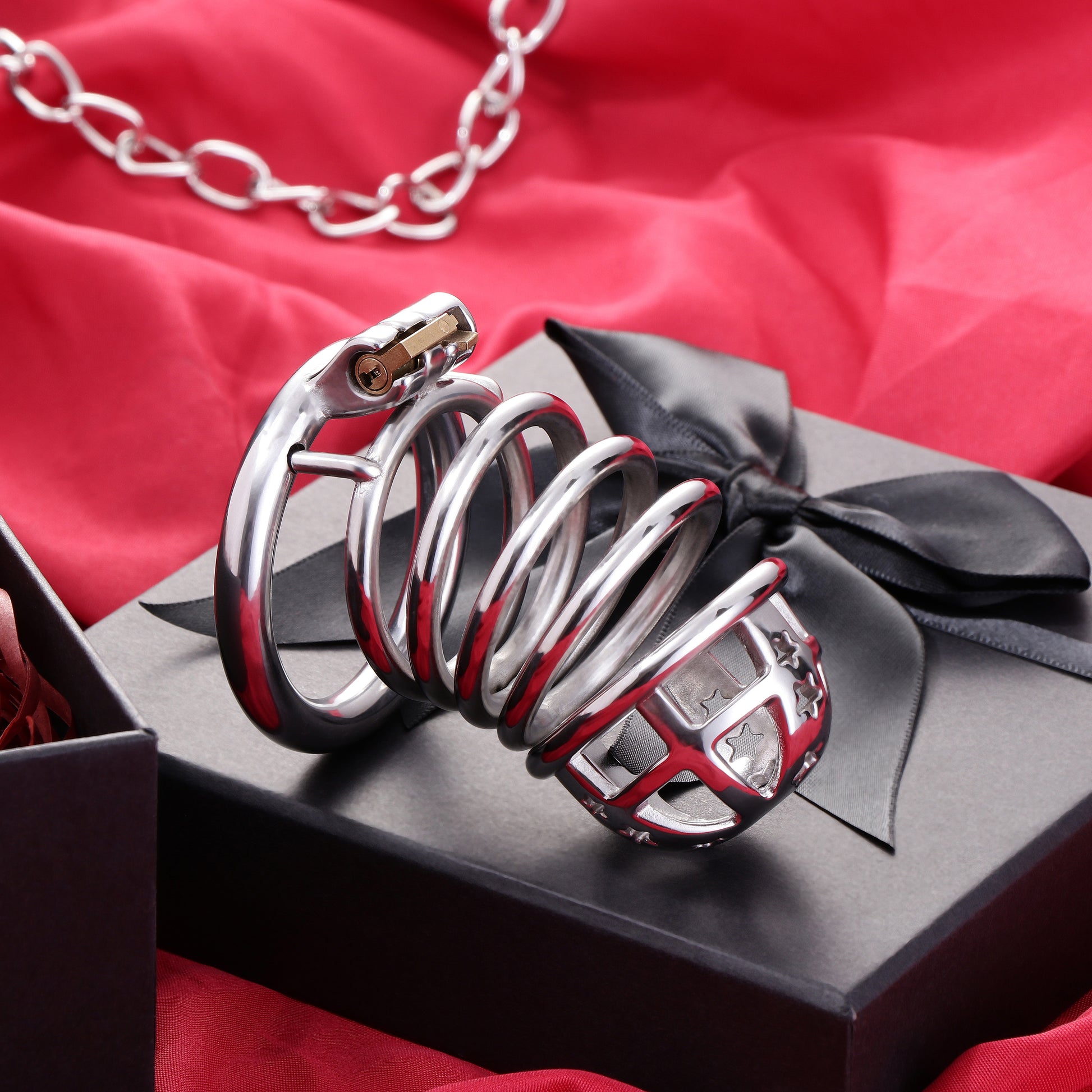 37mm Diameter Large Male Chastity Cage, F3068 - FRRK