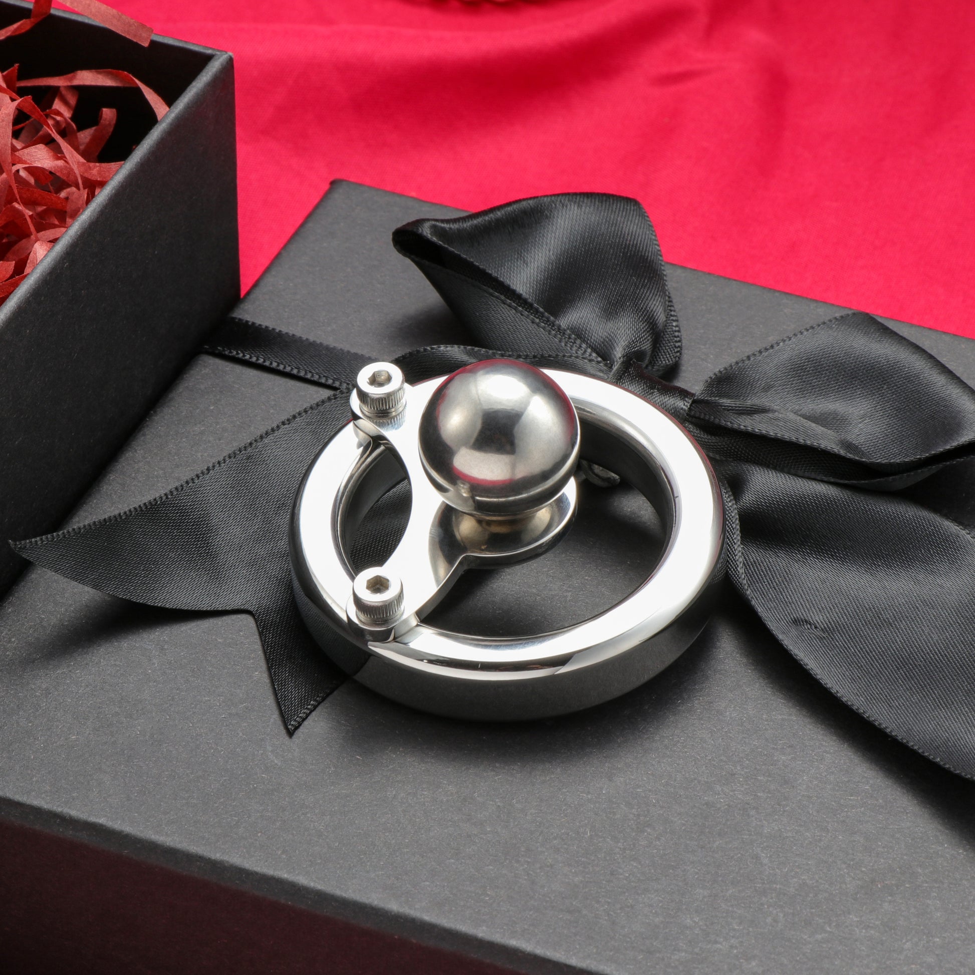 Inverted Negative Ball Flat Chastity Cage, F3164 - FRRK