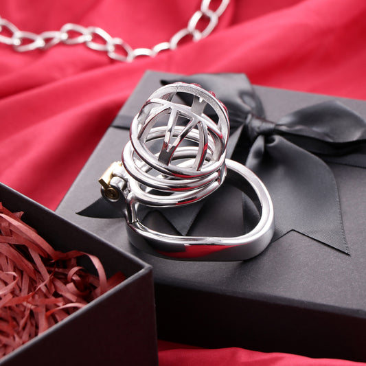 Male Top Split Open Chastity Cage, F3045 - FRRK