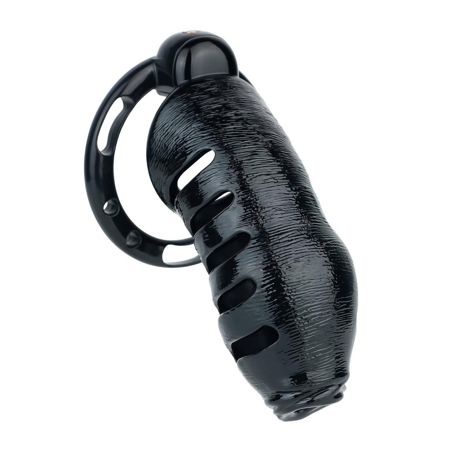 ABS Resin Realistic Dick Chastity Cage – Fully Enclosed Type AS037