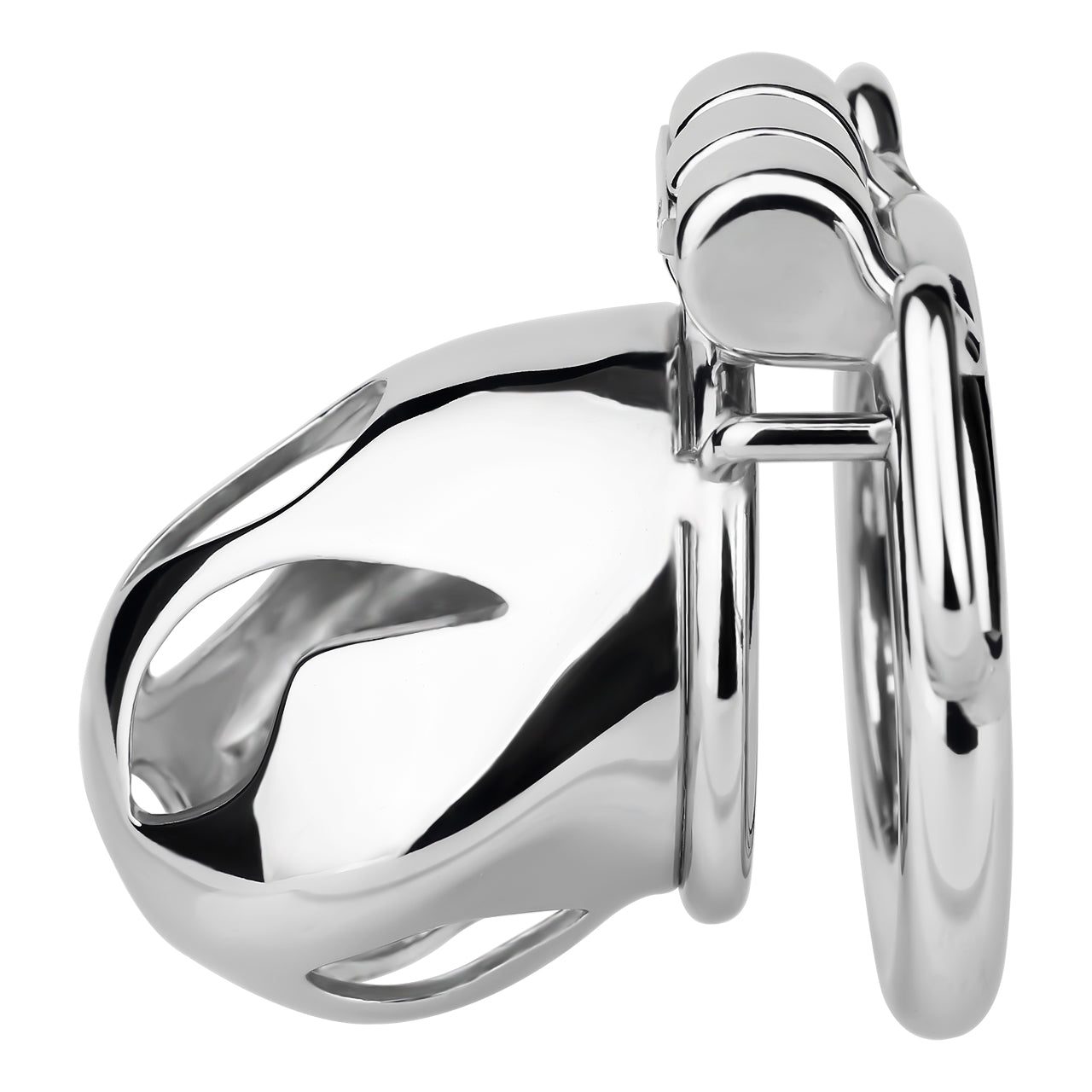 Cobra Series Mamba Chastity Cage | F312A Small Size - Silver