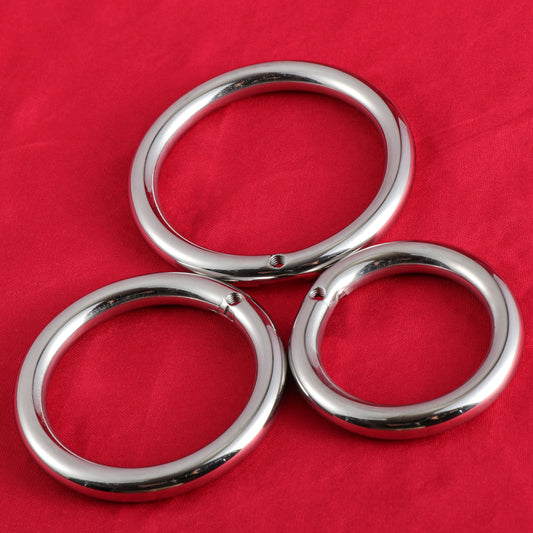 Base Rings for FRRK Chastity Cage That Fit Single Screw Lock Only, K06 - FRRK